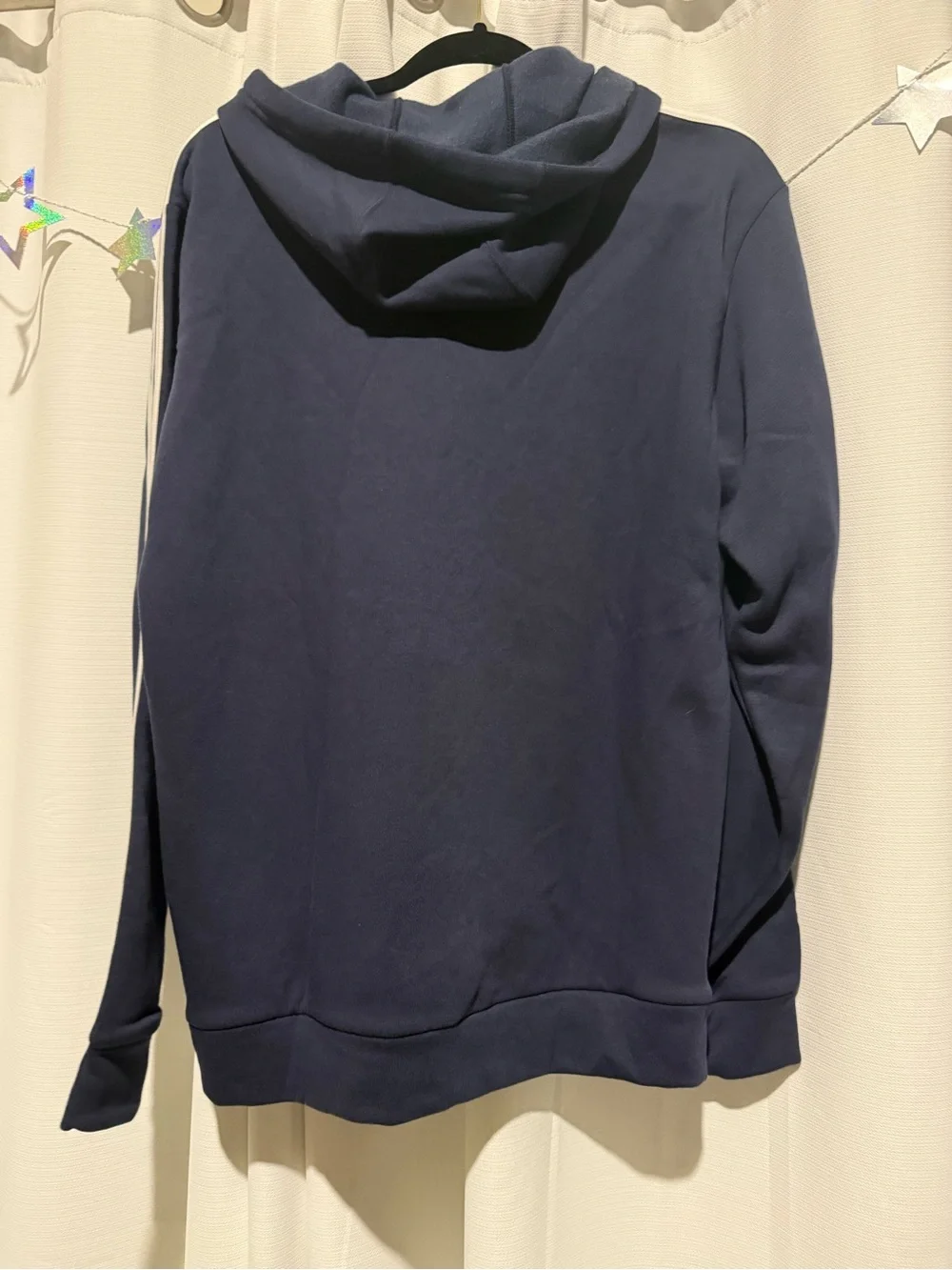 Adidas Navy Hoddie Size M